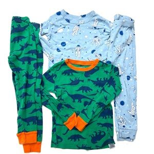 Baby Gap Carter’s Dinosaur and Astronaut Kids Boys Pajama Set Bundle Lot